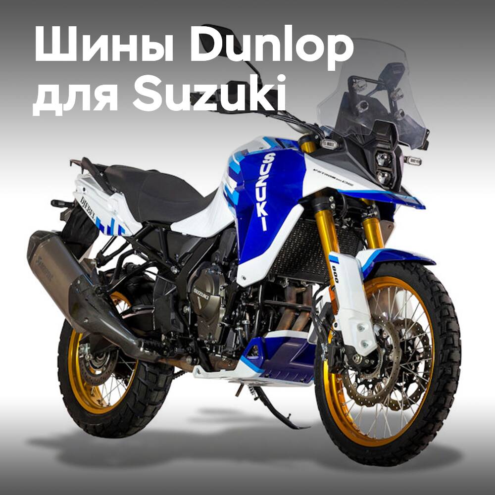 Dunlop Trailmax Raid для специального выпуска Suzuki