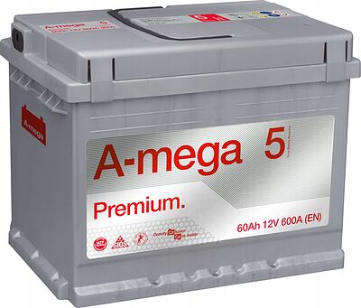 A-mega Premium 45 А/ч обратная конус стандарт (207x175x190)
