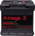 A-mega Standard 50 А/ч прямая конус стандарт (207x175x190)