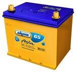 АКОМ Asia 015065101 (65D23L) 65 А·ч 570 А (EN), обратная полярность, корпус D23, 232×173×225 мм