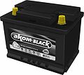 АКОМ Black 6CT-62.0 LA Black 62 А/ч 600 А (EN), обратная полярность, 242×175×190 мм