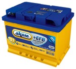 AKOM +EFB 55 А/ч обратная (242x175x190)