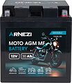 Arnezi Moto AGM E9YIX30L0 30 А/ч 360 А (EN), обратная полярность, 165×127×176 мм, YIX30L-BS