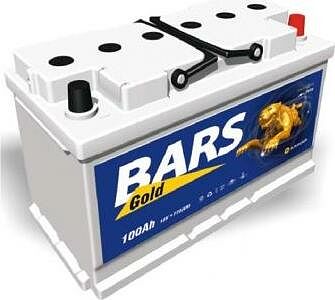 Bars Gold 100 А/ч обратная конус стандарт (353x175x190)