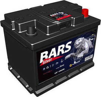 Bars Silver 6СТ-66 66 А/ч, 590 А, обратная полярность (278x175x190)