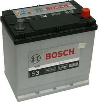 Bosch S3 45 А/ч обратная конус стандарт (207x175x190)