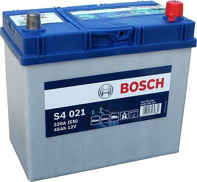 Bosch S4 45 А/ч обратная конус стандарт (238x129x227)
