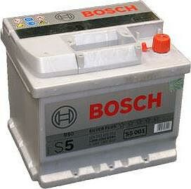 Bosch S5 52 А/ч обратная конус стандарт (207x175x175)