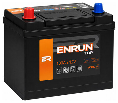 ENRUN JIS Top EPA1000 100 А/ч 850 А (EN), обратная полярность, 303×175×225 мм, D31