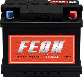 Feon Classic 60 А/ч прямая конус стандарт (242x175x190)