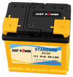 JUST POWER Standard JPSL2651 65 А·ч 600 А (EN), прямая полярность, 242x175x190 мм