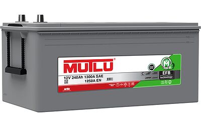 Mutlu EFB Series 3 Super Heavy Duty 240 А/ч прямая (518x273x216)