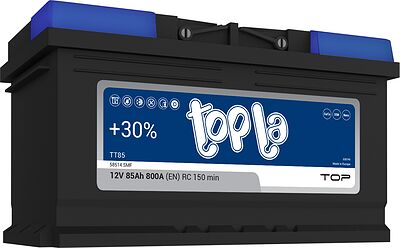 Topla Top Sealed TT85 (58514 SMF) 85 А·ч 800 А (EN), обратная полярность, 315×175×175 мм