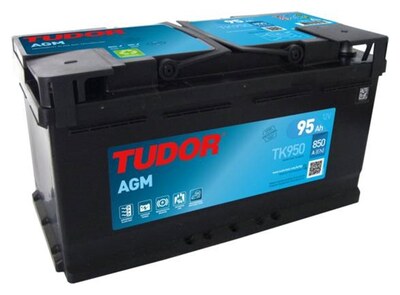 Tudor AGM TK950 95 А/ч, 850 А (EN), обратная полярность (353x175x190)