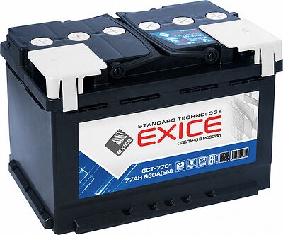 Tungstone Exice Standard 6СТ-62 62 А/ч, 540 А, обратная полярность (242x175x190)