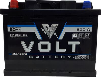 Tungstone Volt Standart 6СТ-55 N 55 А/ч, 480 А, прямая полярность (242x175x190)