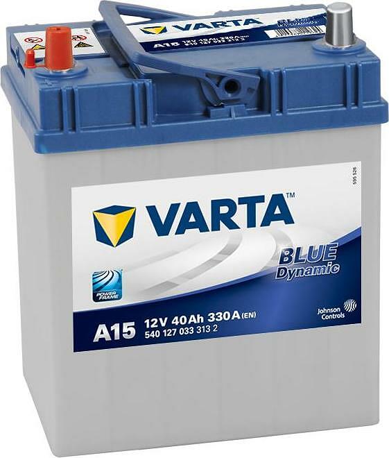 Varta BLUE dynamic 40 А/ч прямая конус азия (187x127x227)
