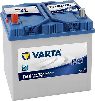 Varta BLUE dynamic 60 А/ч прямая конус азия (232x175x225)
