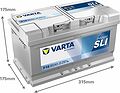 Varta BLUE dynamic F18 85 А/ч 800 А (EN), обратная полярность, 315x175x175 мм, ETN 585200080