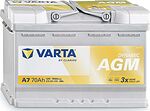 Varta Dynamic AGM A7 70 А/ч 760 А (EN), обратная полярность, 278×175×190 мм, ETN 570901076