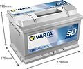 Varta Dynamic SLI E38 74 А/ч 750 А (EN), обратная полярность, 278x175x175 мм, ETN 574402075