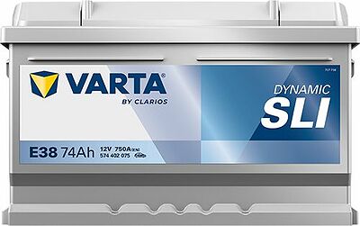 Varta Dynamic SLI E38 74 А/ч 750 А (EN), обратная полярность, 278x175x175 мм, ETN 574402075