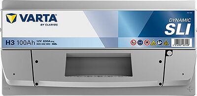 Varta Dynamic SLI H3 100 А/ч 830 А (EN), обратная полярность, 353x175x190 мм, ETN 600402083