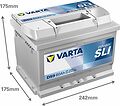 Varta Dynamic SLI D59 60 А/ч 540 А (EN), обратная полярность, 242x175x175 мм, ETN 560409054 Varta Dynamic SLI D59 60 А/ч 540 А (EN), обратная полярность, 242x175x175 мм, ETN 560409054