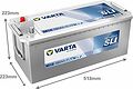 Varta ProMotive SLI M18 180 А/ч 1000 А (EN), прямая полярность, 513x223x223 мм, ETN 680108100