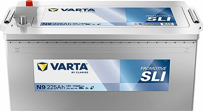 Varta ProMotive SLI N9 225 А/ч 1150 А (EN), прямая полярность, 518x276x242 мм, ETN 725103115