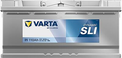 Varta Silver dynamic I1 110 А/ч 920 А (EN), обратная полярность, 393x175x190 мм, ETN 610402092