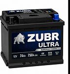 Zubr Ultra Belgee ZU600BG 60 А/ч 580 А (EN), обратная полярность, корпус L2, 242×175×190 мм