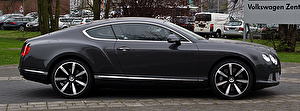 Подбор шин на Bentley Continental 2012