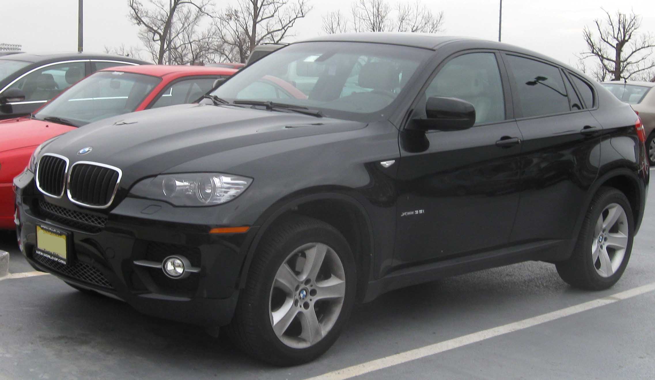 Шины и диски для BMW X6 2008, размер колёс на БМВ Х6 2008