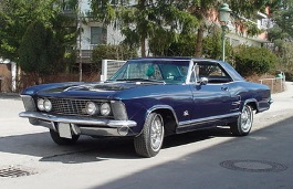 Шины и диски для Buick Riviera 1965, размер колёс на Бьюик Ривиера 1965