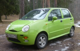 Размер колёс на Chery QQ 2004 Подбор шин на Chery QQ 2004