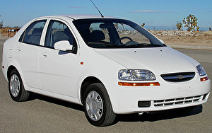 Подбор шин на Chevrolet Aveo 2004