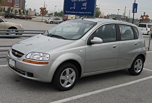 Подбор шин на Chevrolet Aveo 2007