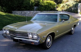 Размер колёс на Chevrolet Chevelle 1968 Подбор шин на Chevrolet Chevelle 1968