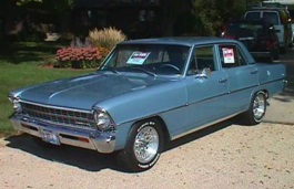 Подбор шин на Chevrolet Chevy II 1967