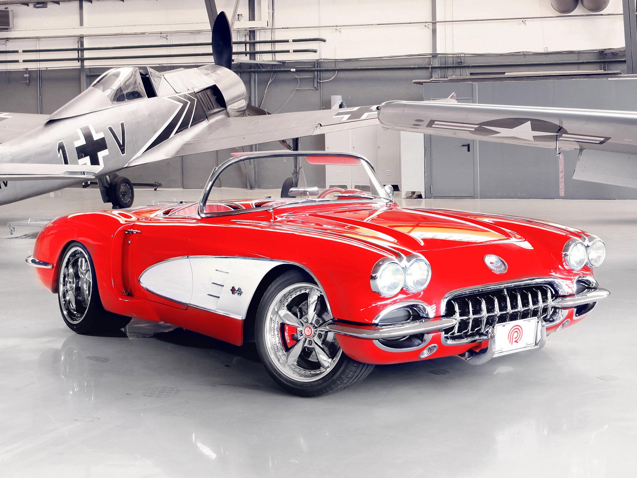 Шины и диски для Chevrolet Corvette 1959, размер колёс на Шевроле Корвет  1959