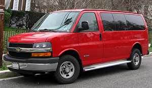 Подбор шин на Chevrolet Express 2012