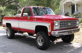 Размер колёс на Chevrolet K10 1987 Подбор шин на Chevrolet K10 1987