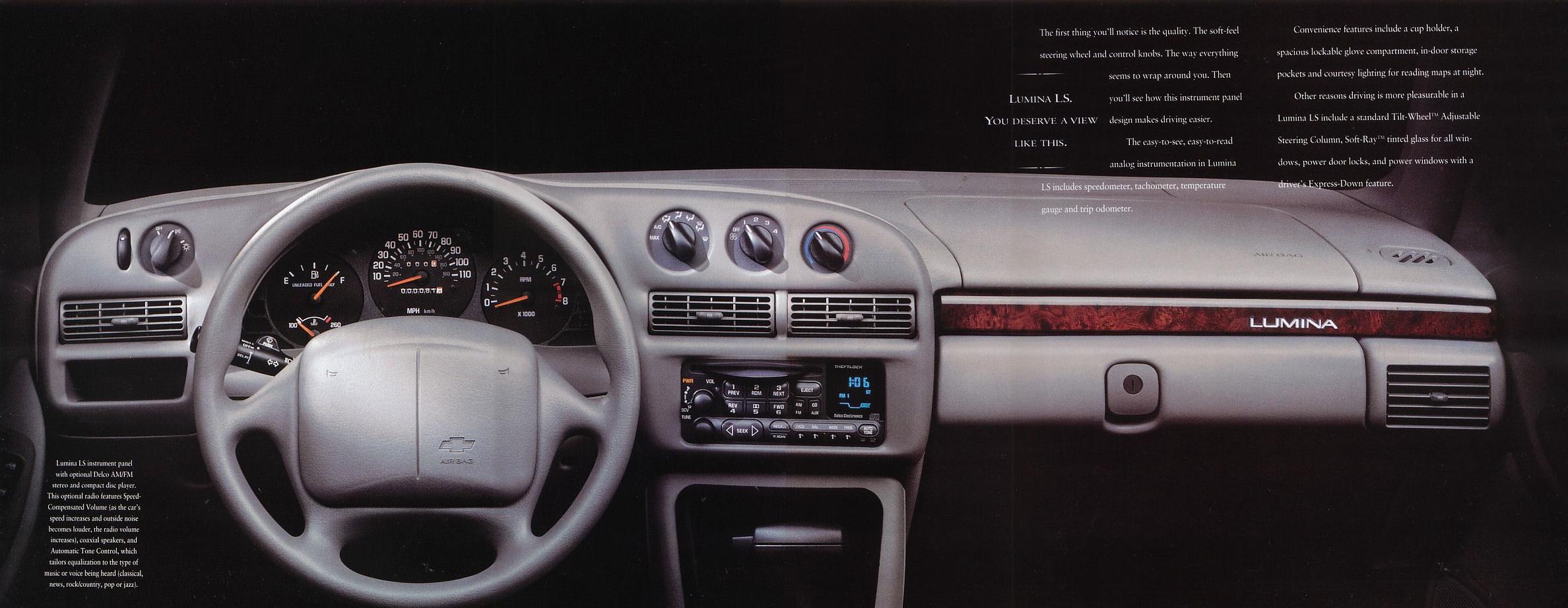 Подбор шин на Chevrolet Lumina 1995