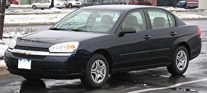 Подбор шин на Chevrolet Malibu 2005