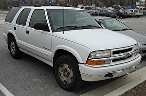 Подбор шин на Chevrolet TrailBlazer 2001