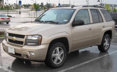 Размер колёс на Chevrolet TrailBlazer 2009 Подбор шин на Chevrolet TrailBlazer 2009