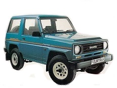 Подбор шин на Daihatsu Rugger 1990
