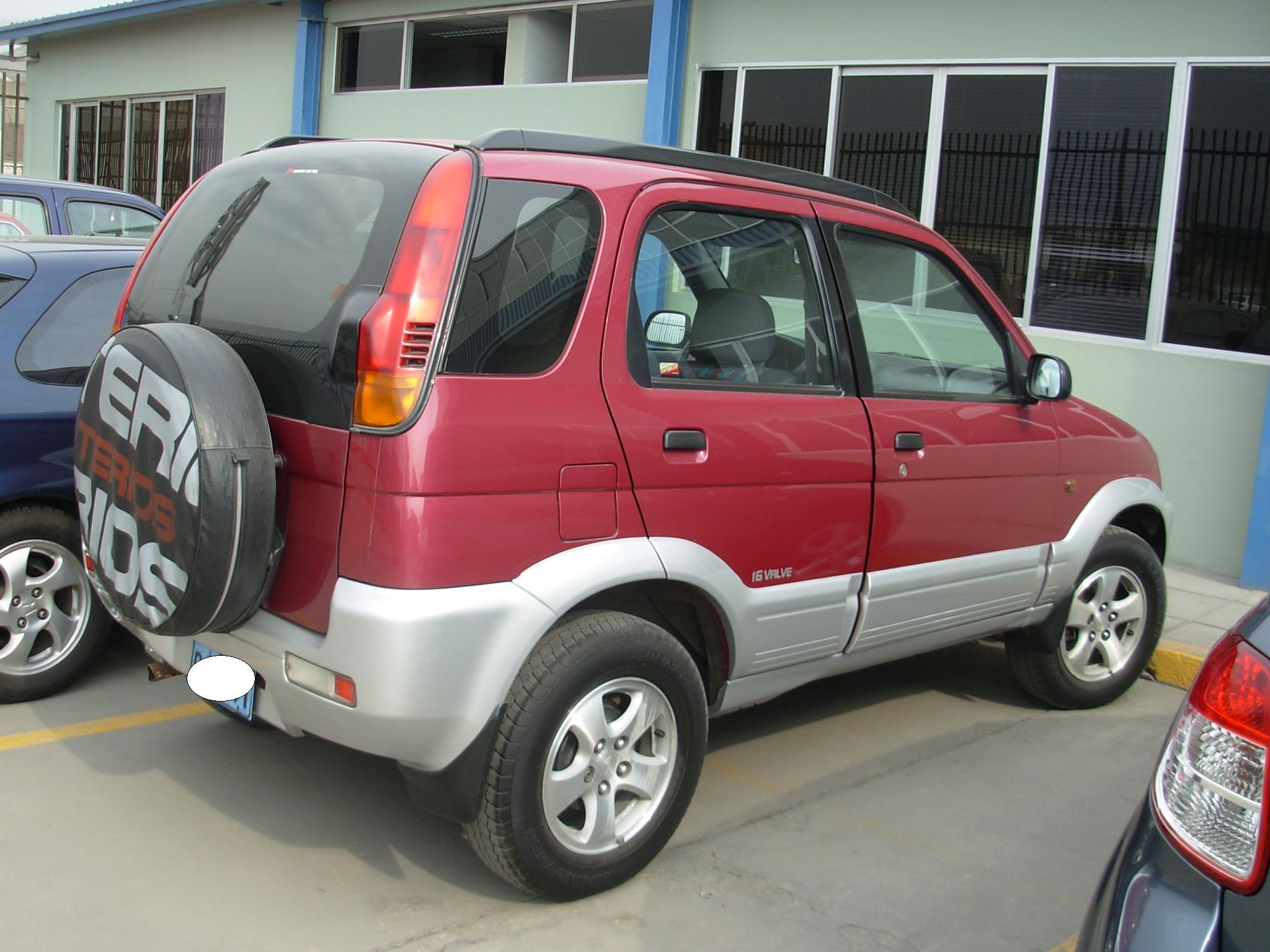 Шины и диски для Daihatsu Terios 1998, размер колёс на Даихатсу Териос 1998