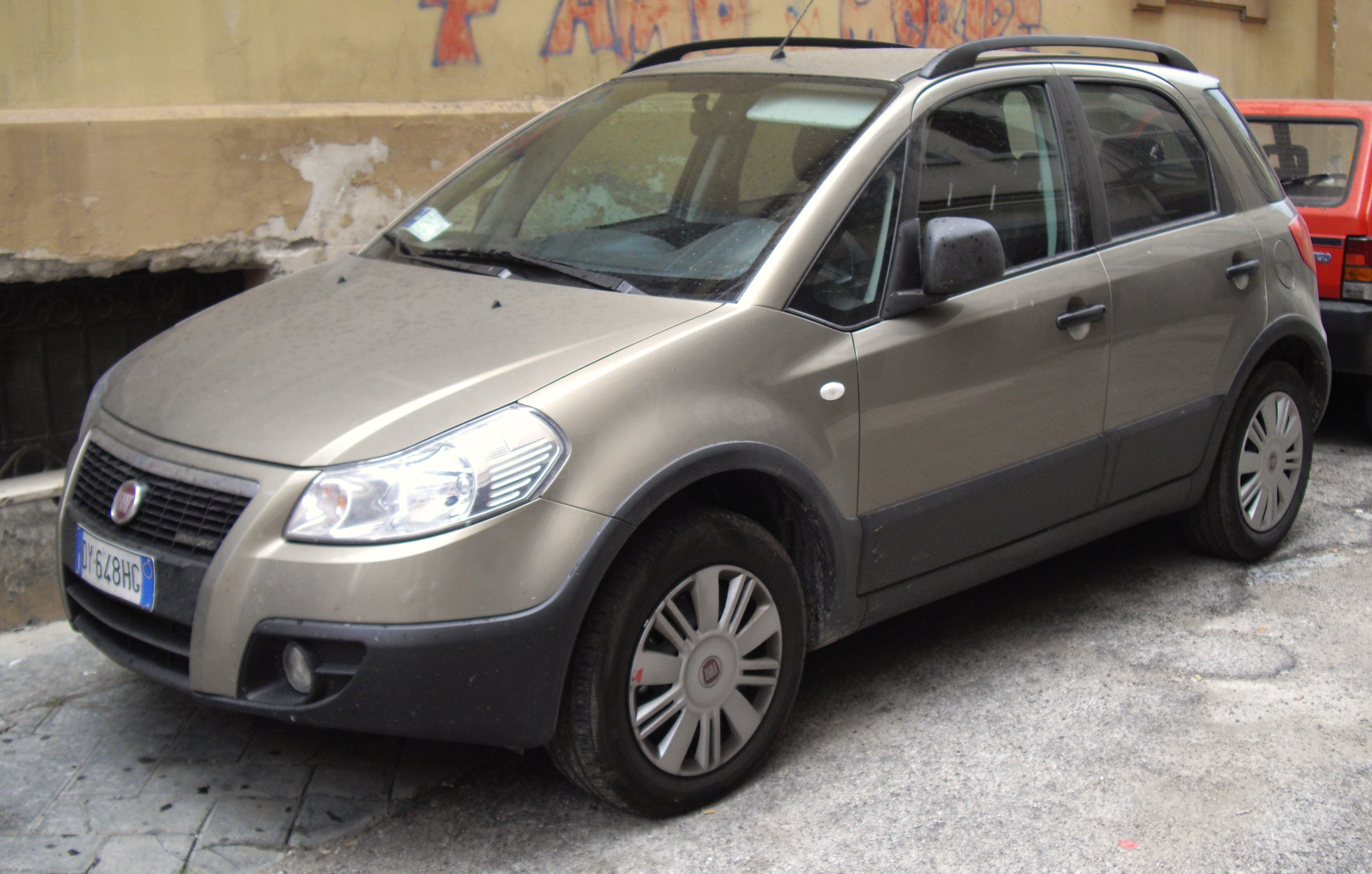 Шины и диски для Fiat Sedici 2008, размер колёс на Фиат Седиси 2008